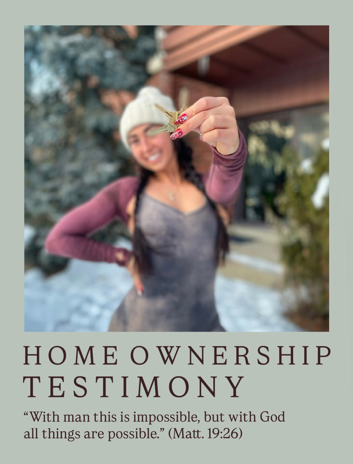 Home Ownership Testimony – Sewn in Strength